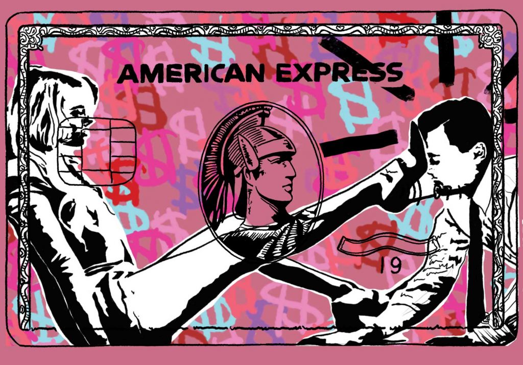 AMEX - Wolf of Wall St - Pink
